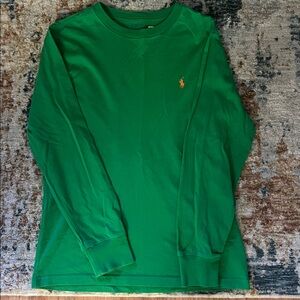 Kids Polo by Ralph Lauren Classic Green Shirt.Size 10-12 years.